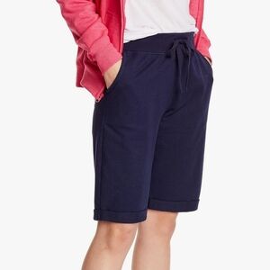 NWOT Hanes Navy Women's Casual Shorts, XXL